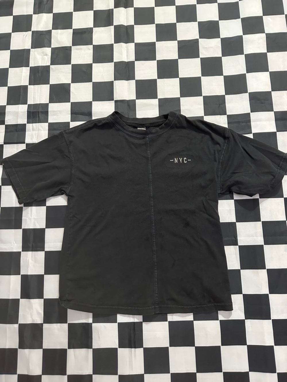 Osh Kosh Big Boys NYC Graphic Washed Black Short Sleeve Tee 10